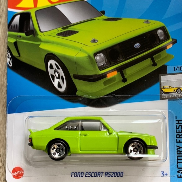 Hot Wheels Car Ford Escort RS2000 HW Factory Fresh Hotwheels  2024 Mainline New - Picture 2 of 5